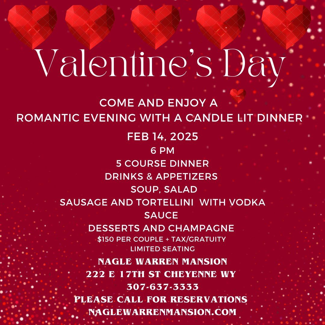 Valentines Day Dinner At The Nagle Warren Mansion B&B 