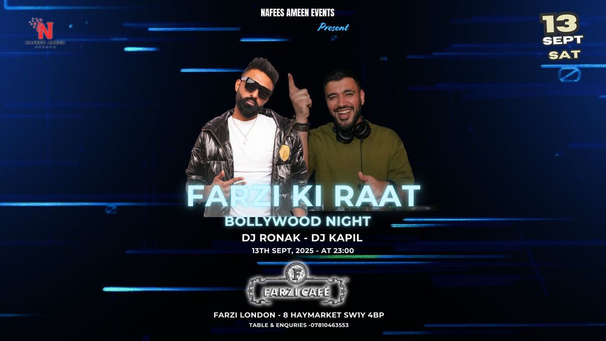 FARZI KI RAAT ( BOLLYWOOD NIGHT )