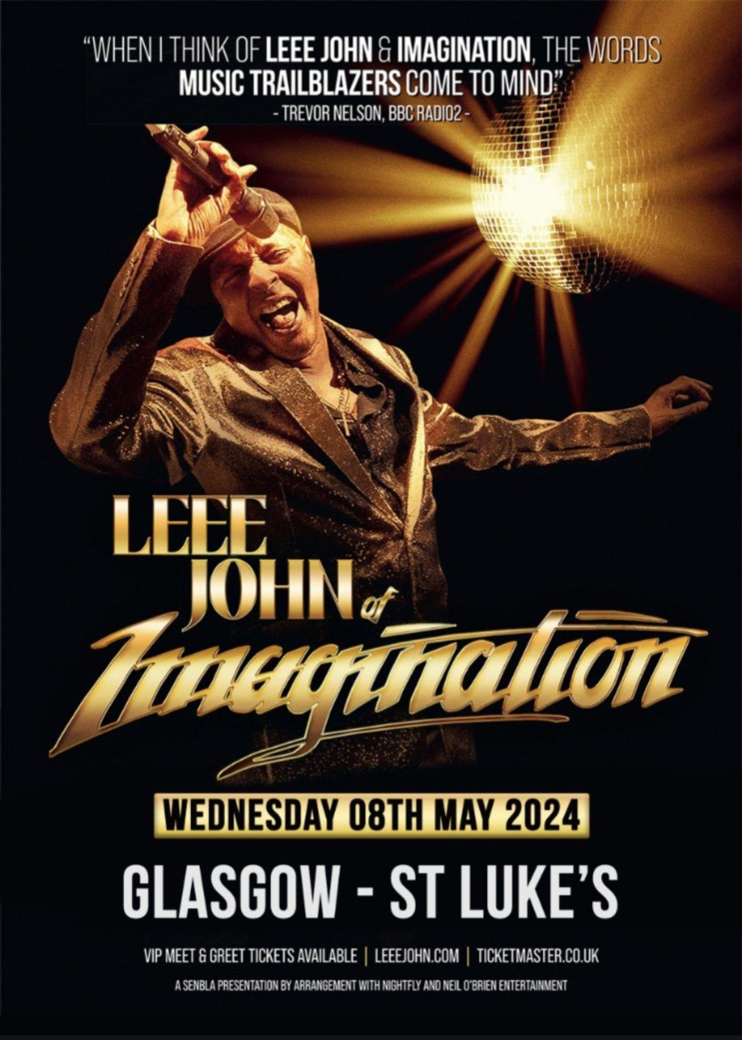 Leee John of Imagination @St Lukes Glasgow 