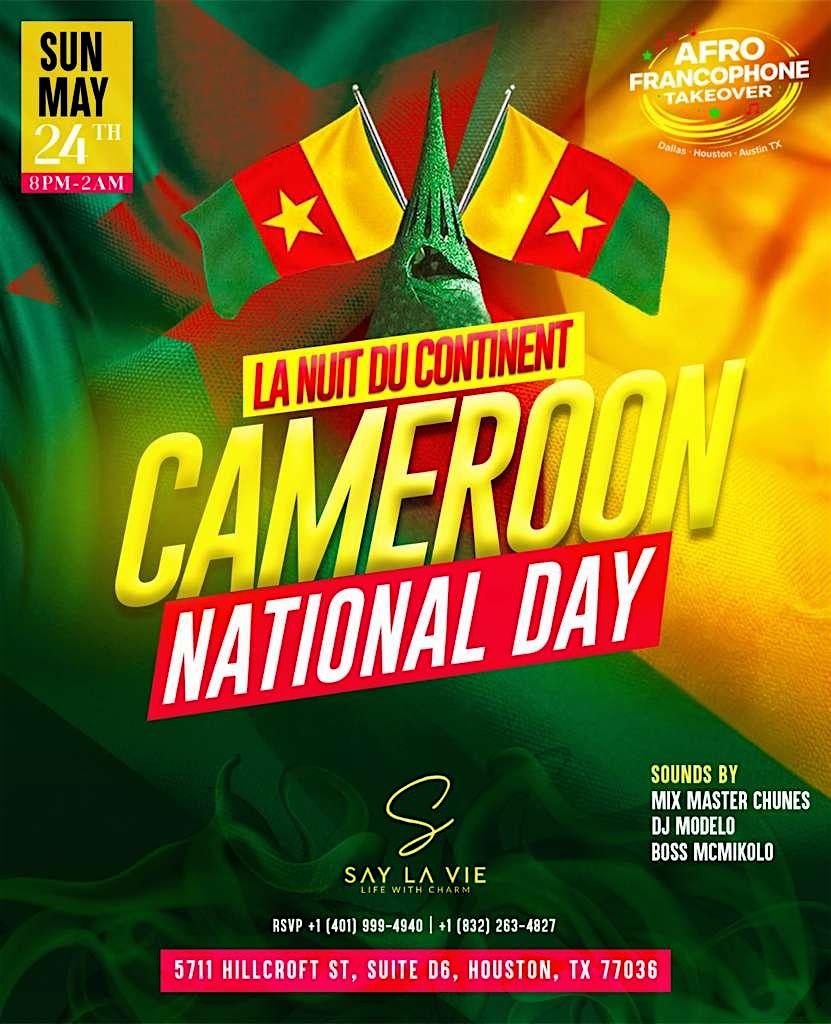 Soir\u00e9e Francophone Party Houston | Cameroon National Day Weekend