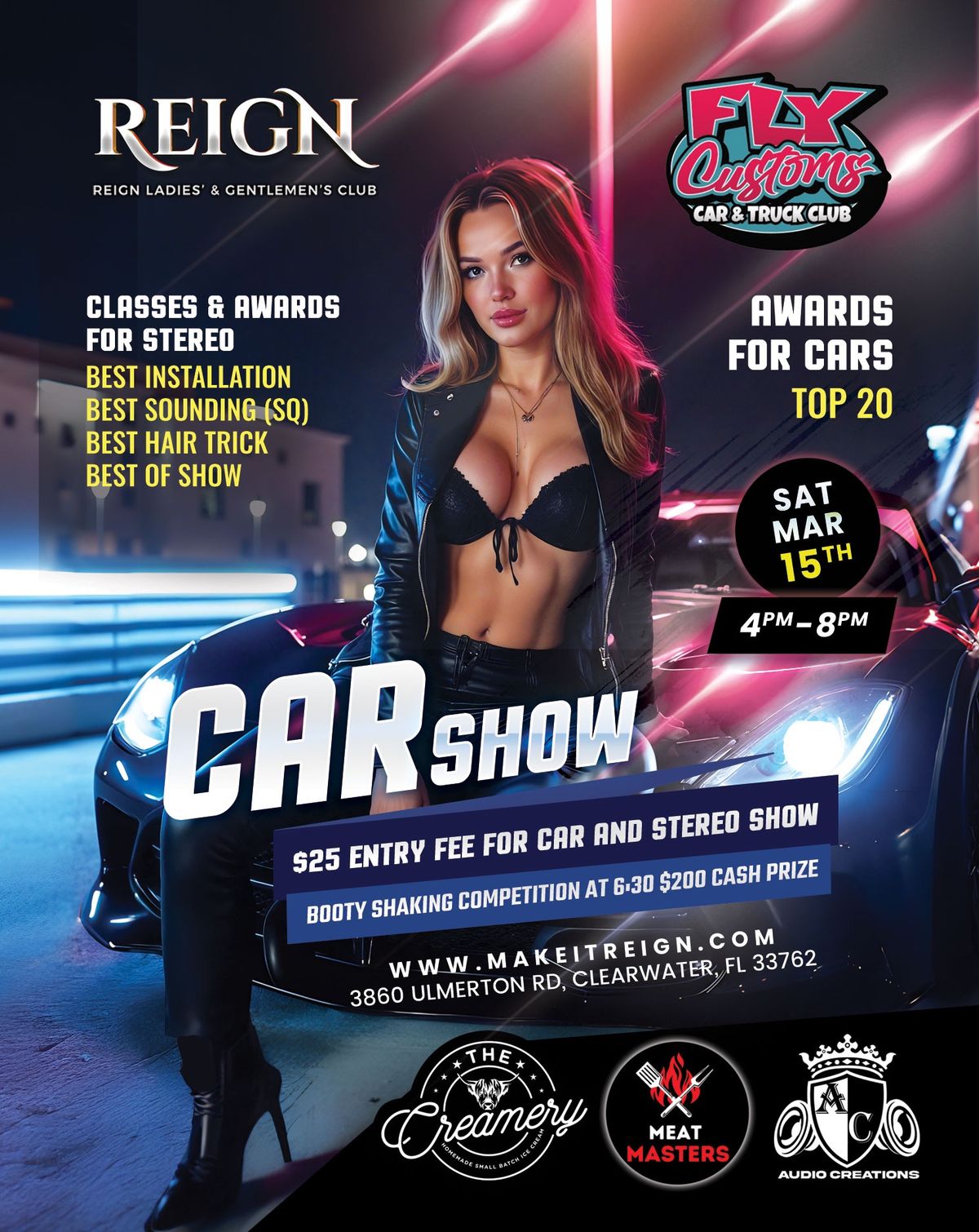 CAR SHOW at REIGN \ud83d\ude98\ud83d\ude99