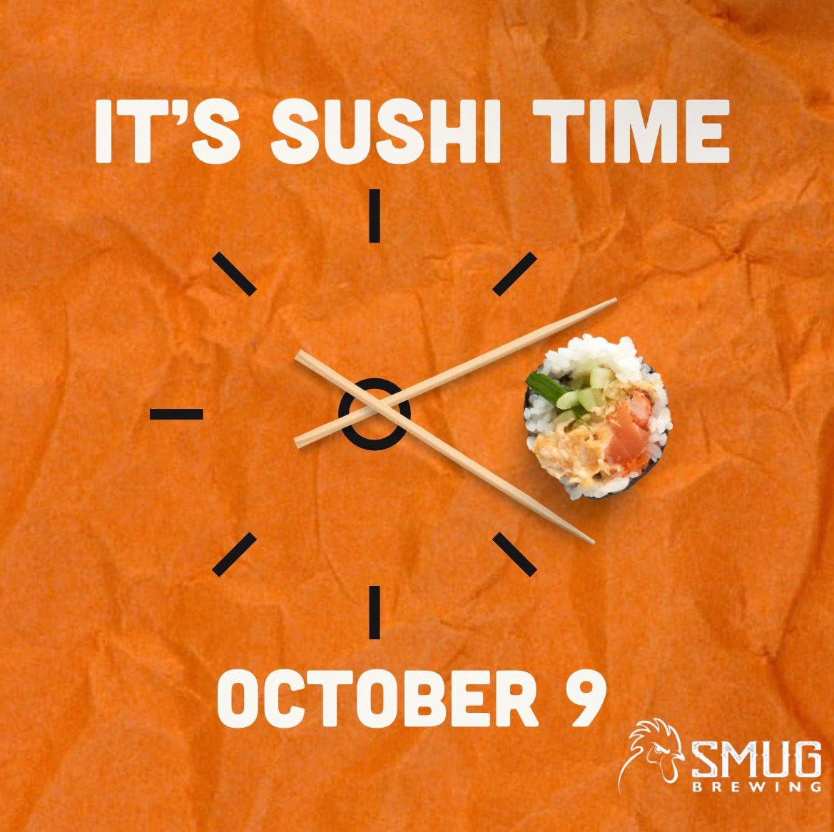 Sushi making class at Smug Brewing Co.