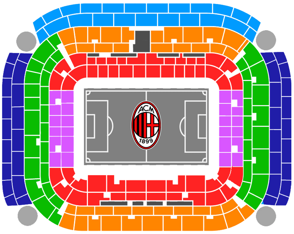 AC Milan vs Sassuolo at San Siro - Milan