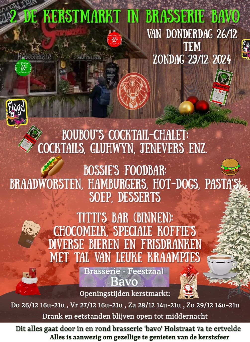 2 de kerstmarkt in Brasserie Bavo