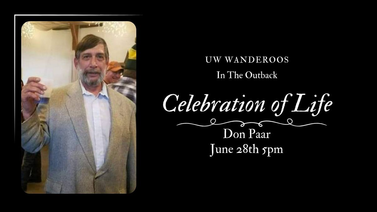 Celebration of Life for Don Paar