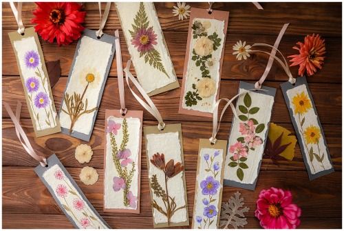 Pressed Flower Bookmarks Workshop