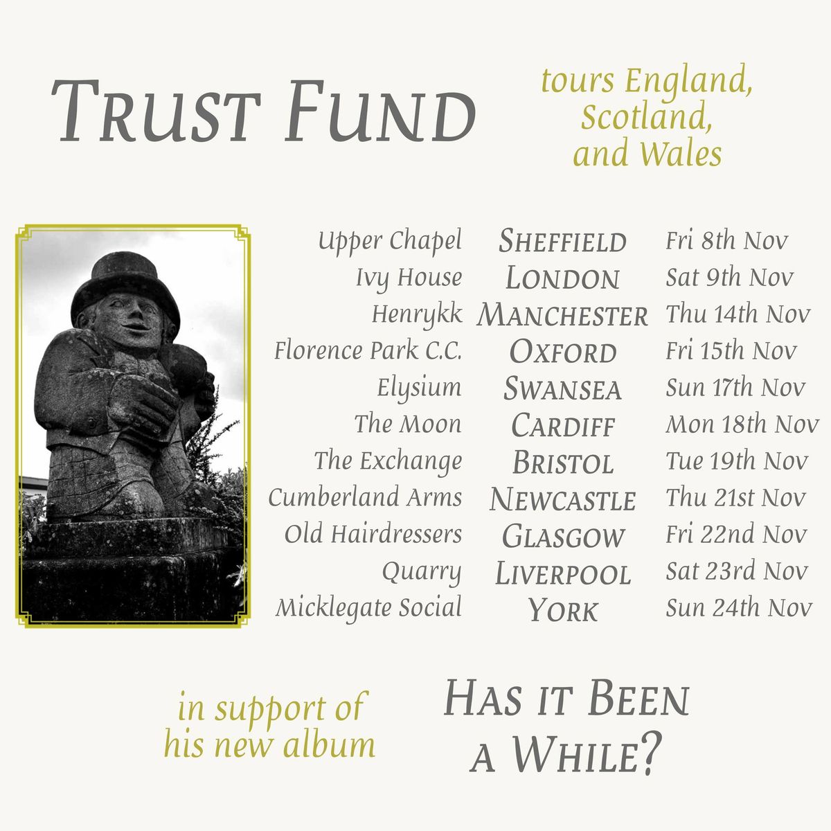 Live Music: Trust Fund + Swan Hill