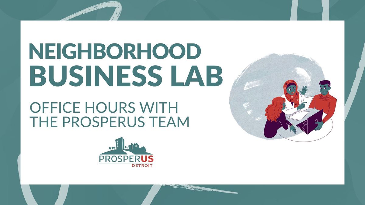 ProsperUs Neighborhood Business Lab