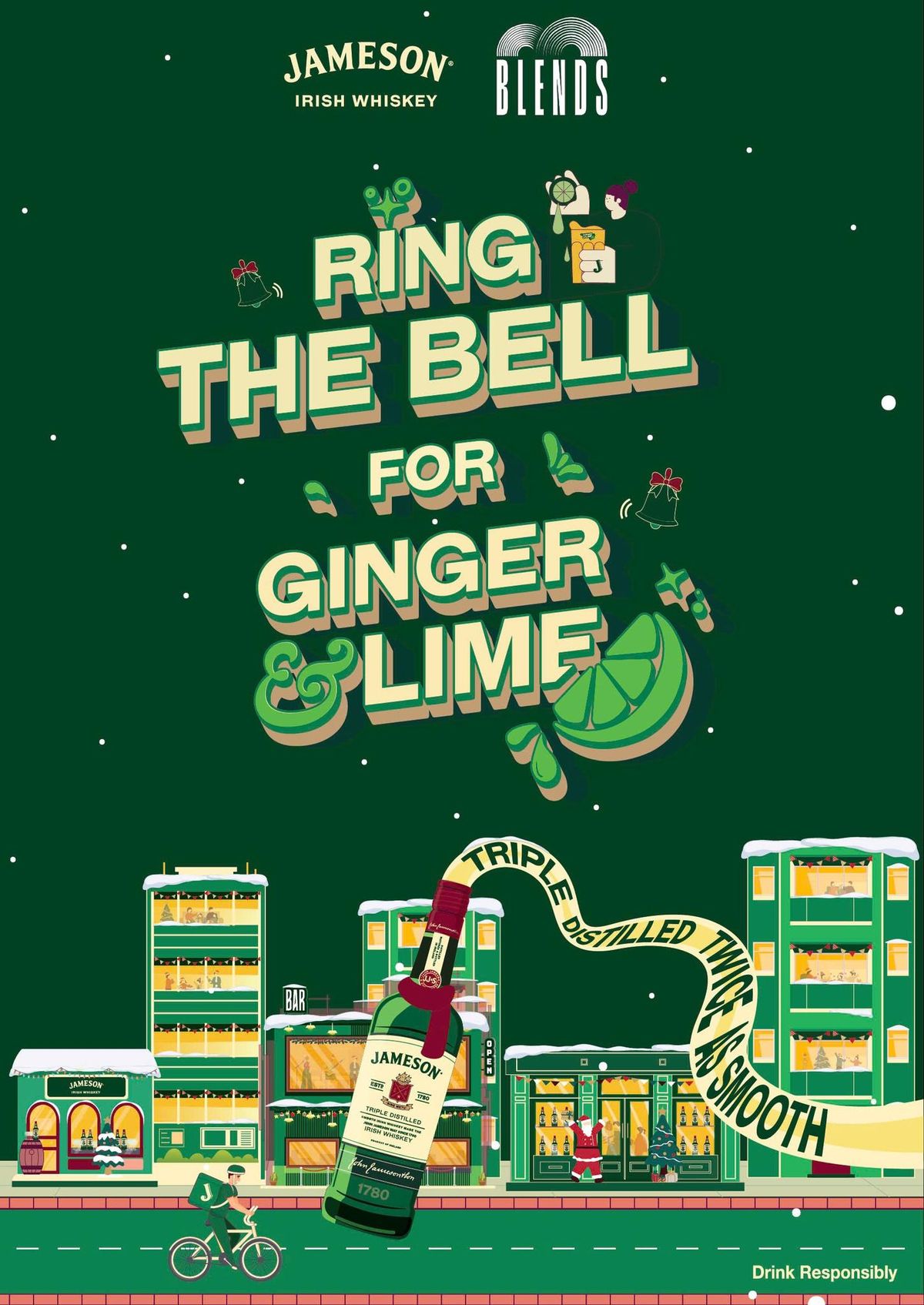 JAMESON x BLENDS | HAPPY BELLS RING IN THE NEW YEAR