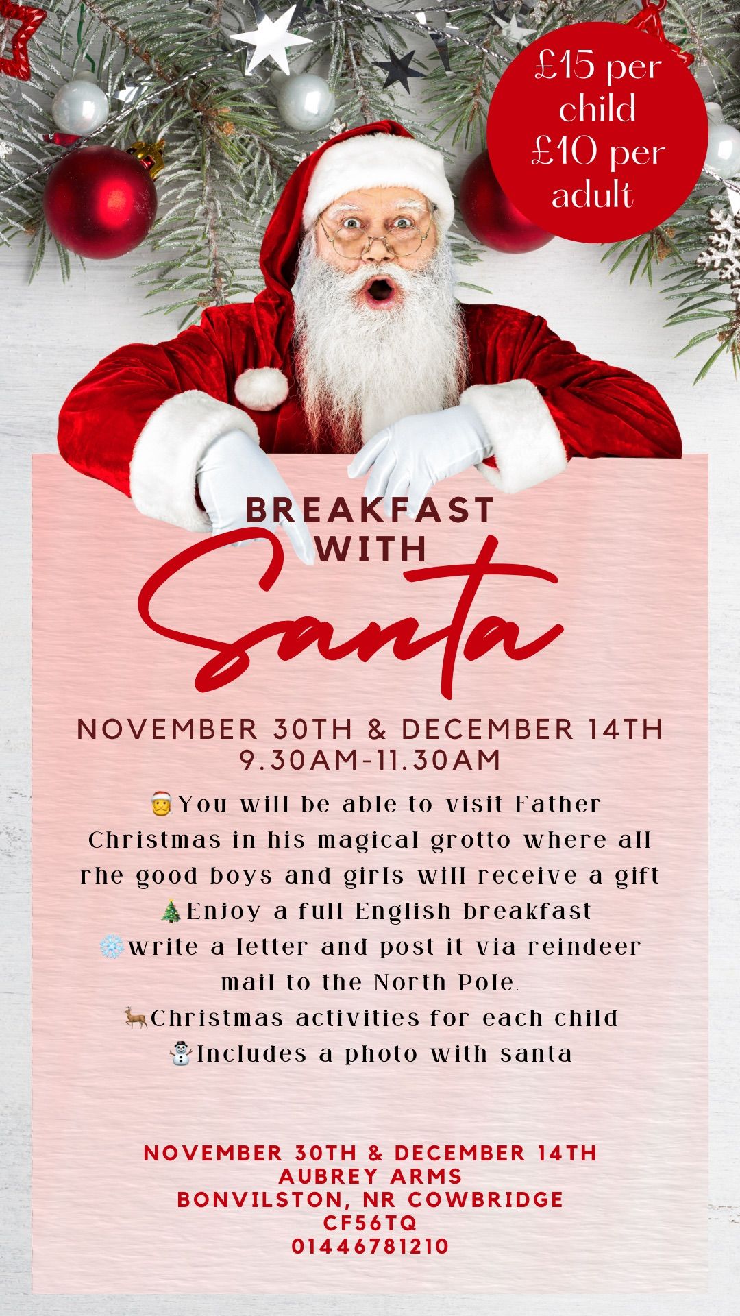 Breakfast with Santa 