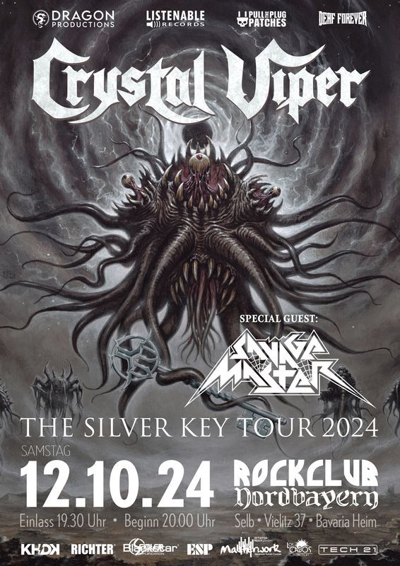 Crystal Viper + Savage Master - The Silver Key Tour 2024 \/\/ Support by Teeth Of Lamb