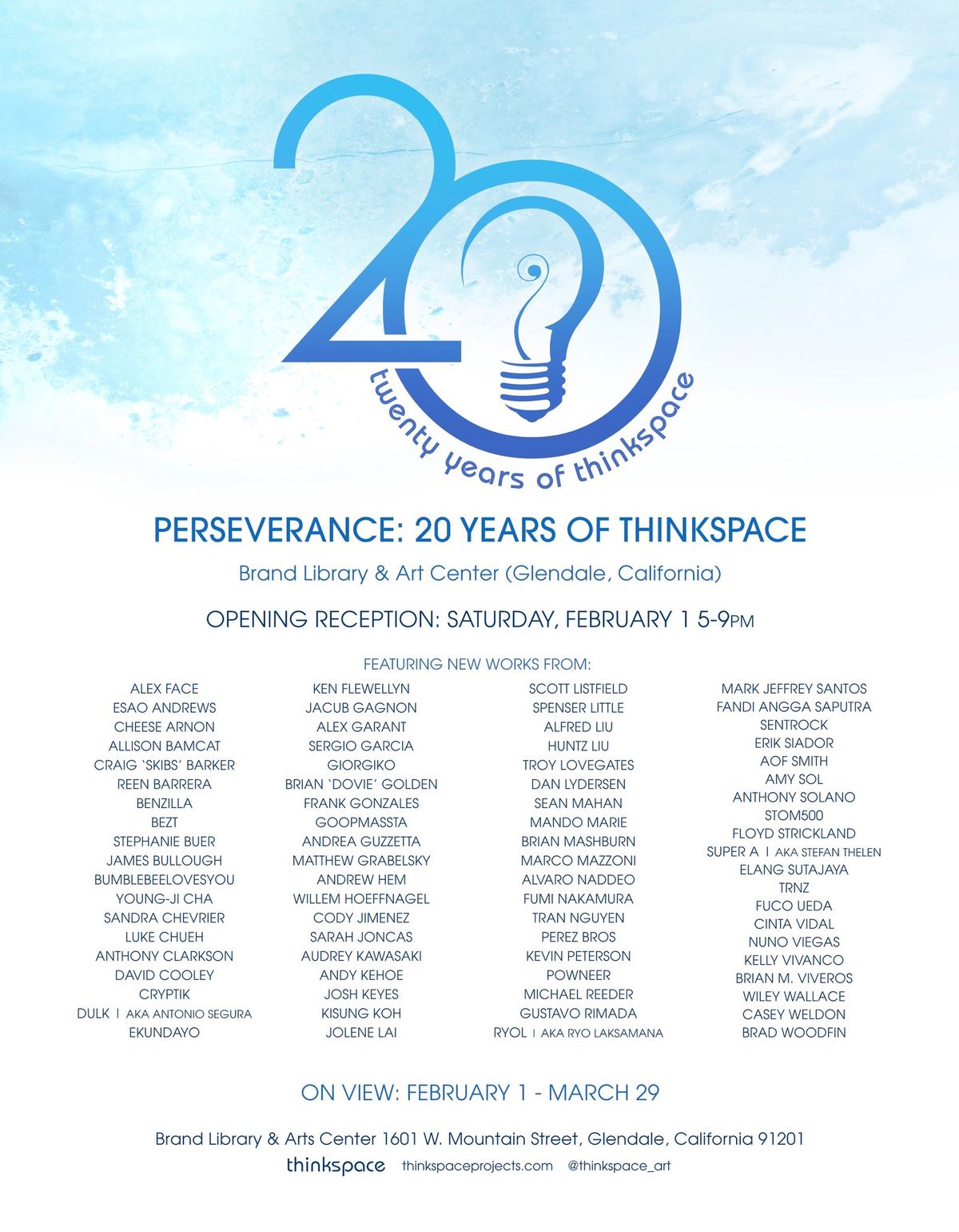 PERSEVERANCE: 20 Years of Thinkspace