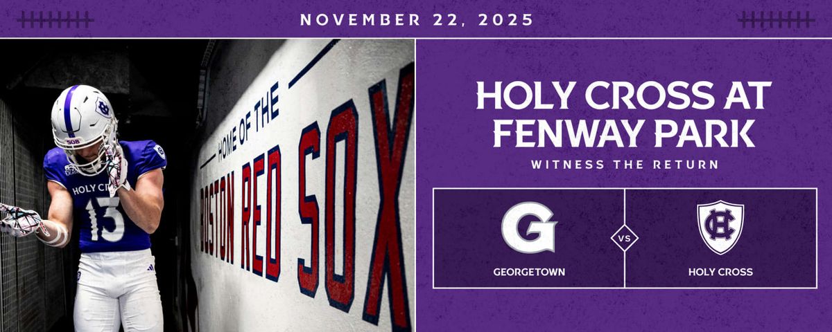 Parking Georgetown Hoyas at Holy Cross Crusaders Football