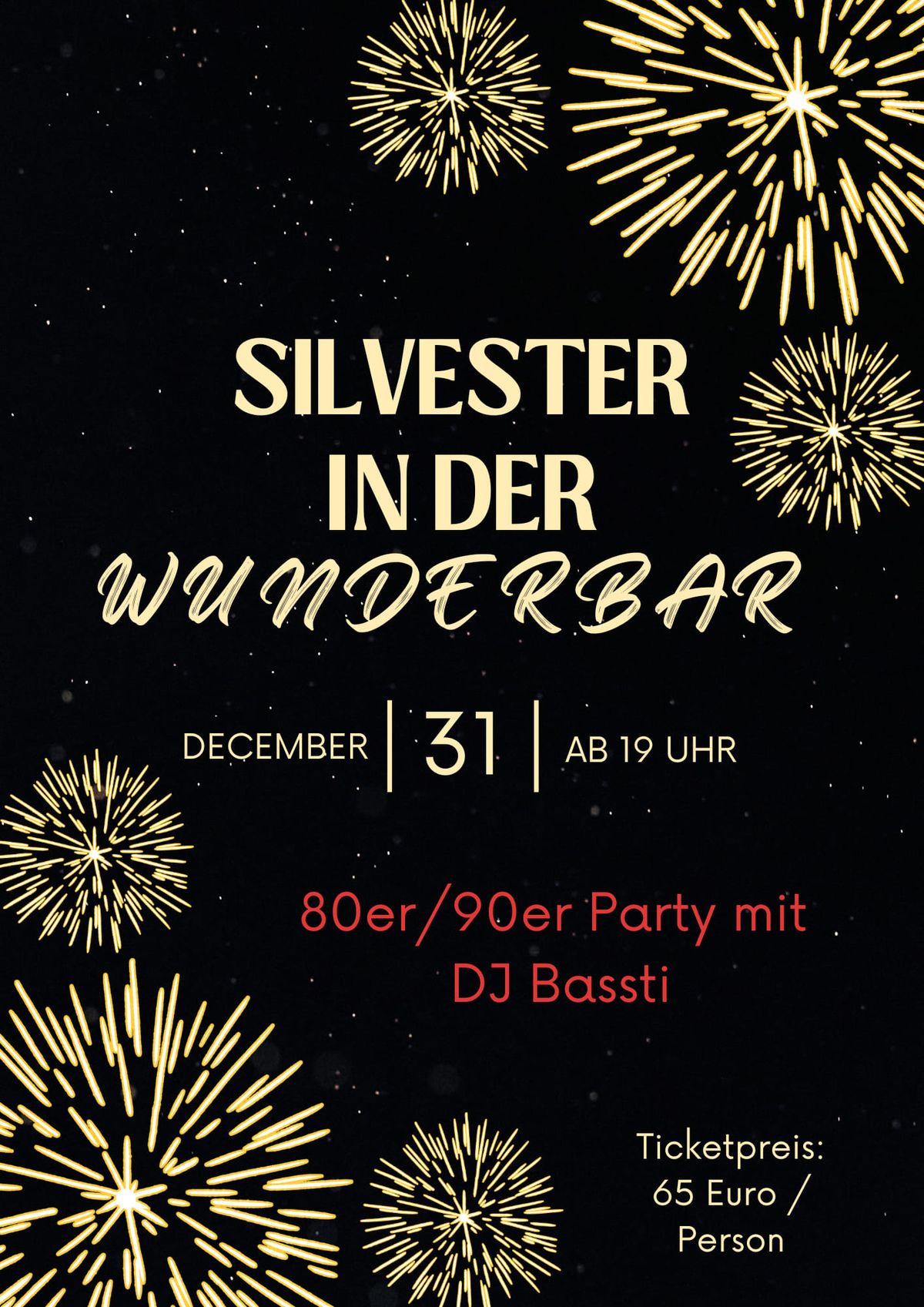 Silvester in der WunderBar 