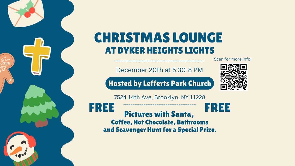 Christmas Lounge at Dyker Heights Lights