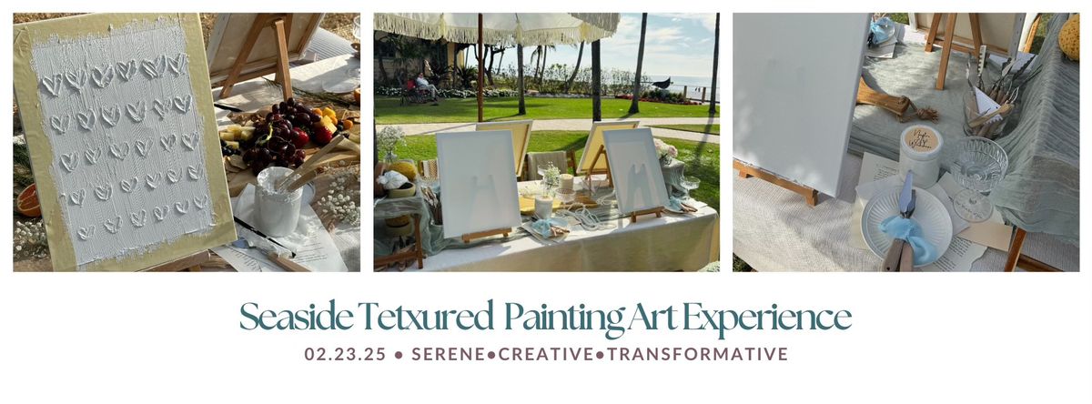 \u2728 Seaside Serenity: A Naples Tetxured Painting Art Experience