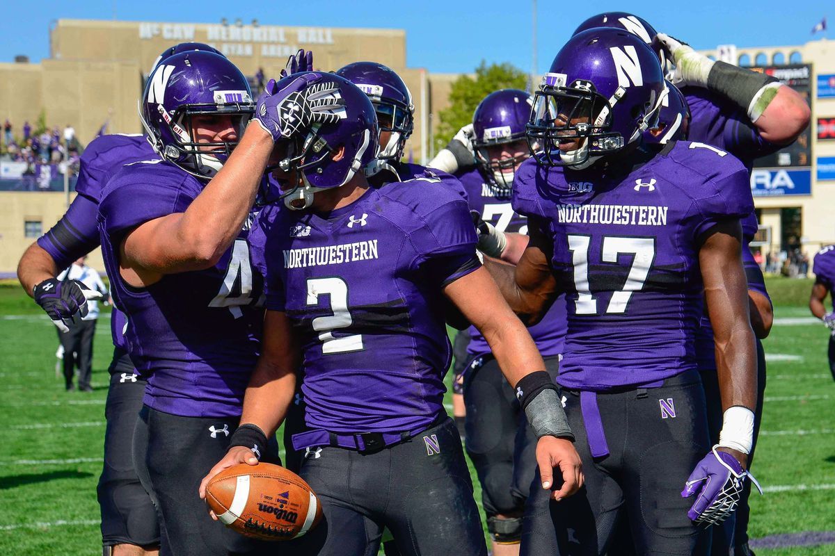 Indiana Hoosiers at Northwestern Wildcats Football