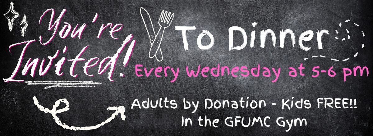 Wednesday Dinner @ Granbury First United Methodist Church