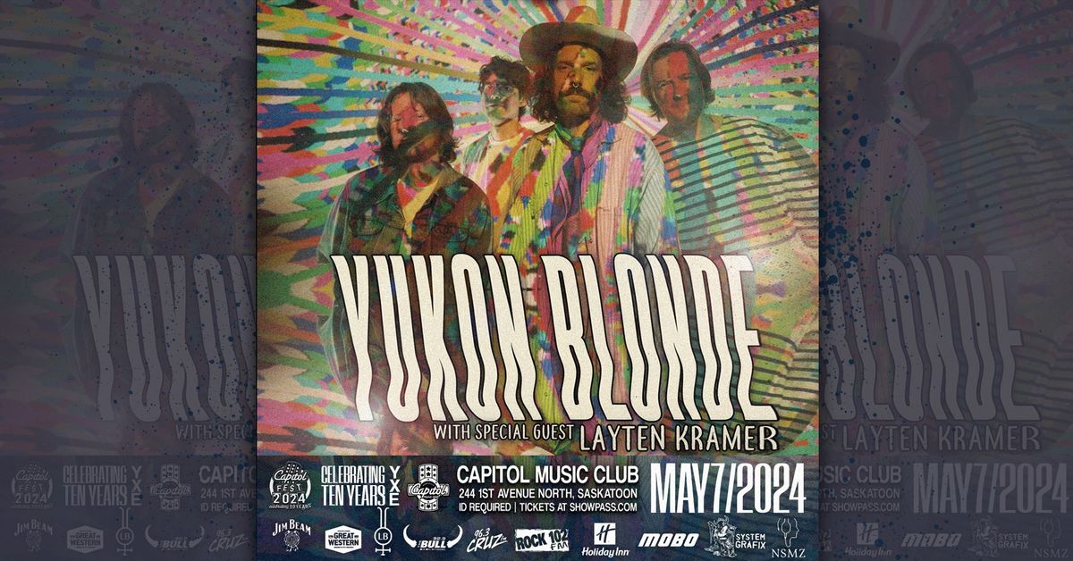 Yukon Blonde w\/ Special Guests 