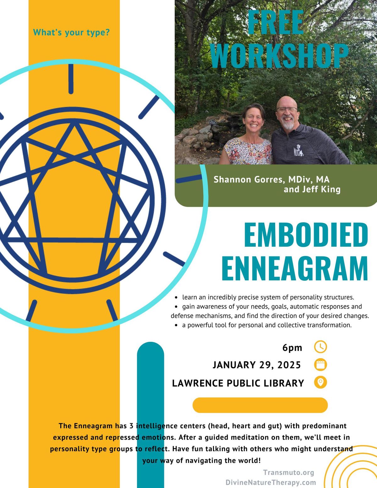 Embodied Enneagram Workshop - Free!