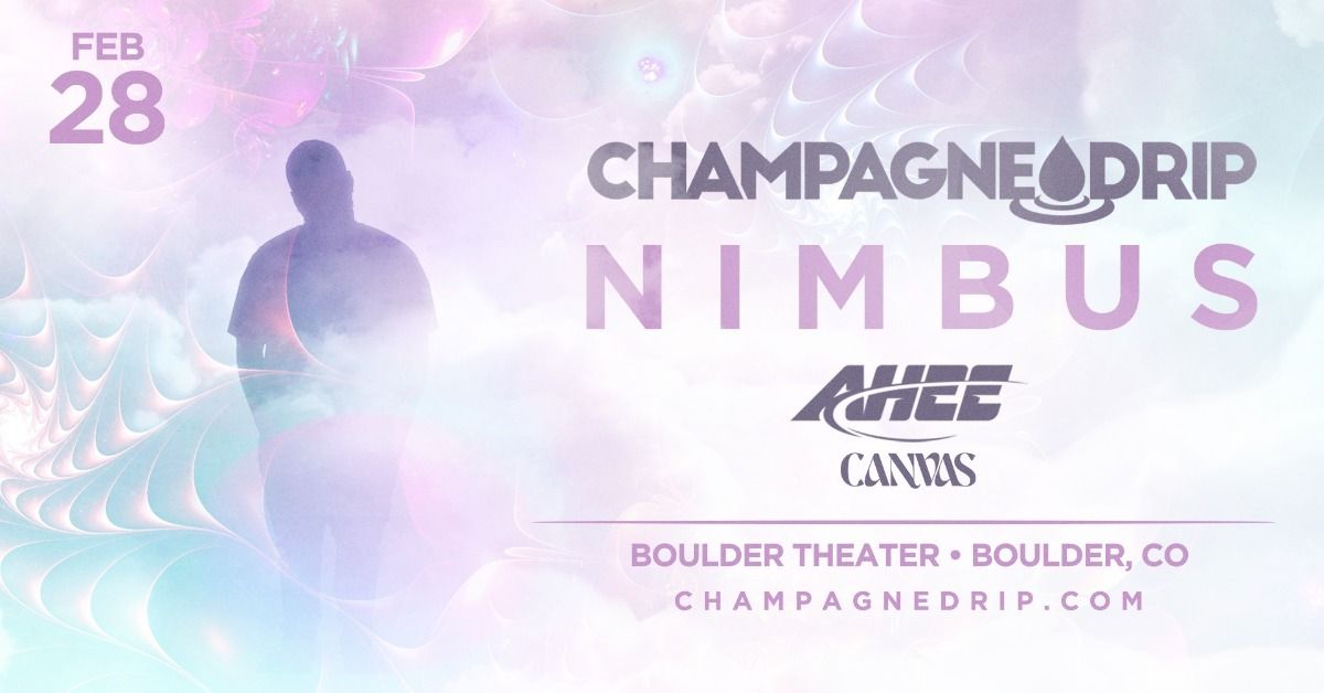 Champagne Drip with AHEE, Canvas | Boulder Theater