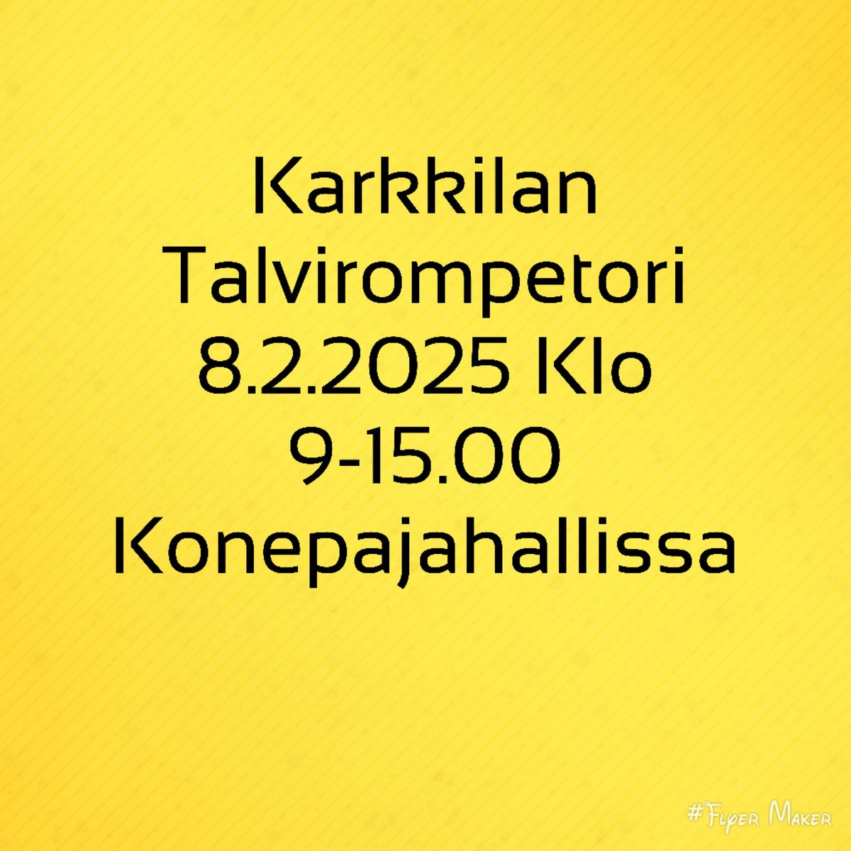 Karkkilan talvirompetori