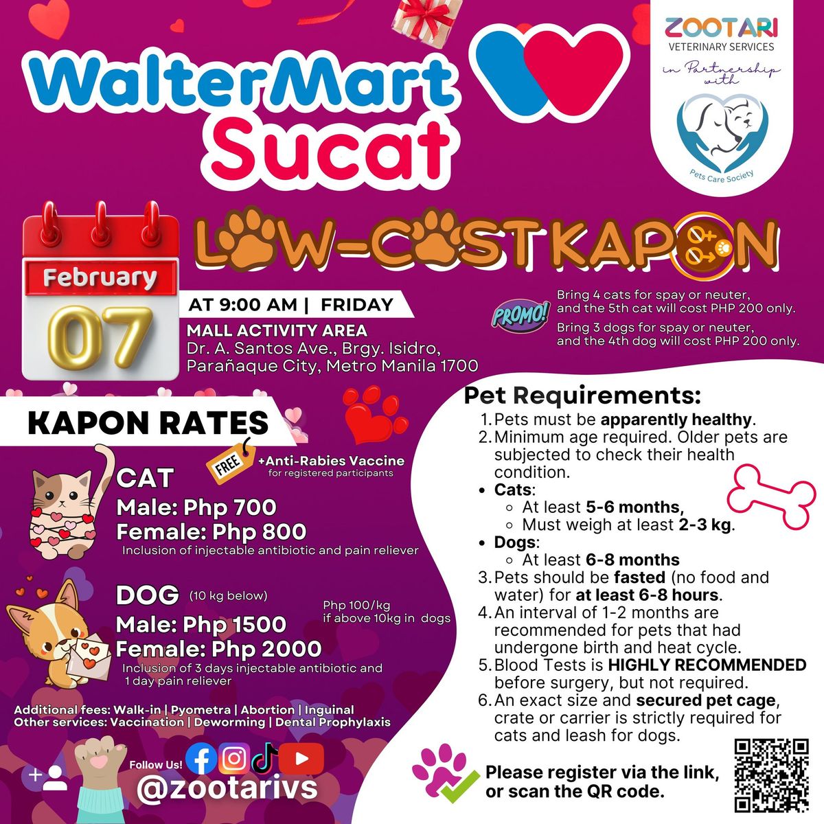 Low-cost Kapon at Waltermart Sucat, Para\u00f1aque City