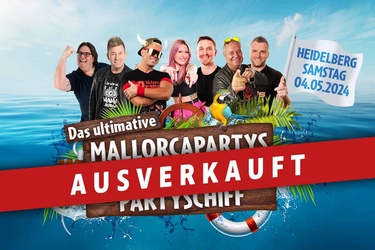 Mallorcapartys Deutschland Partyschiff 2024