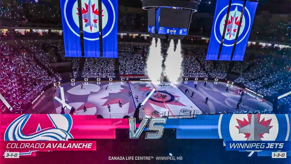 Colorado Avalanche at Winnipeg Jets at Canada Life Centre