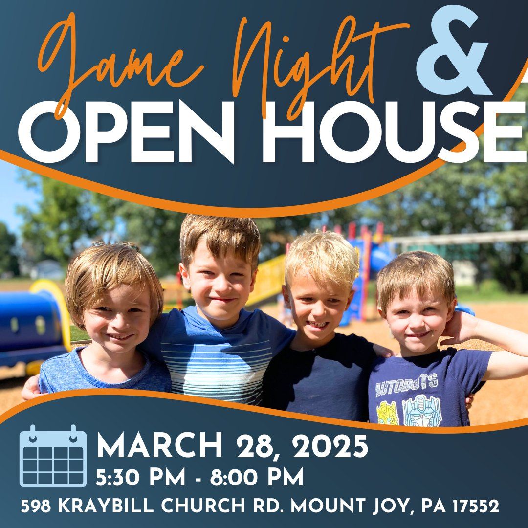 Kraybill Mennonite School Game Night and Open House