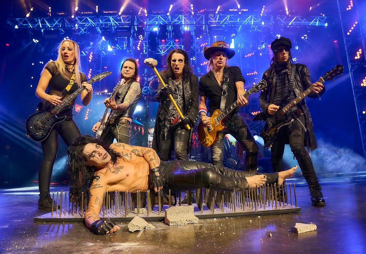 Criss Angel and Alice Cooper at Criss Angel Theater at Planet Hollywood Resort and Casino