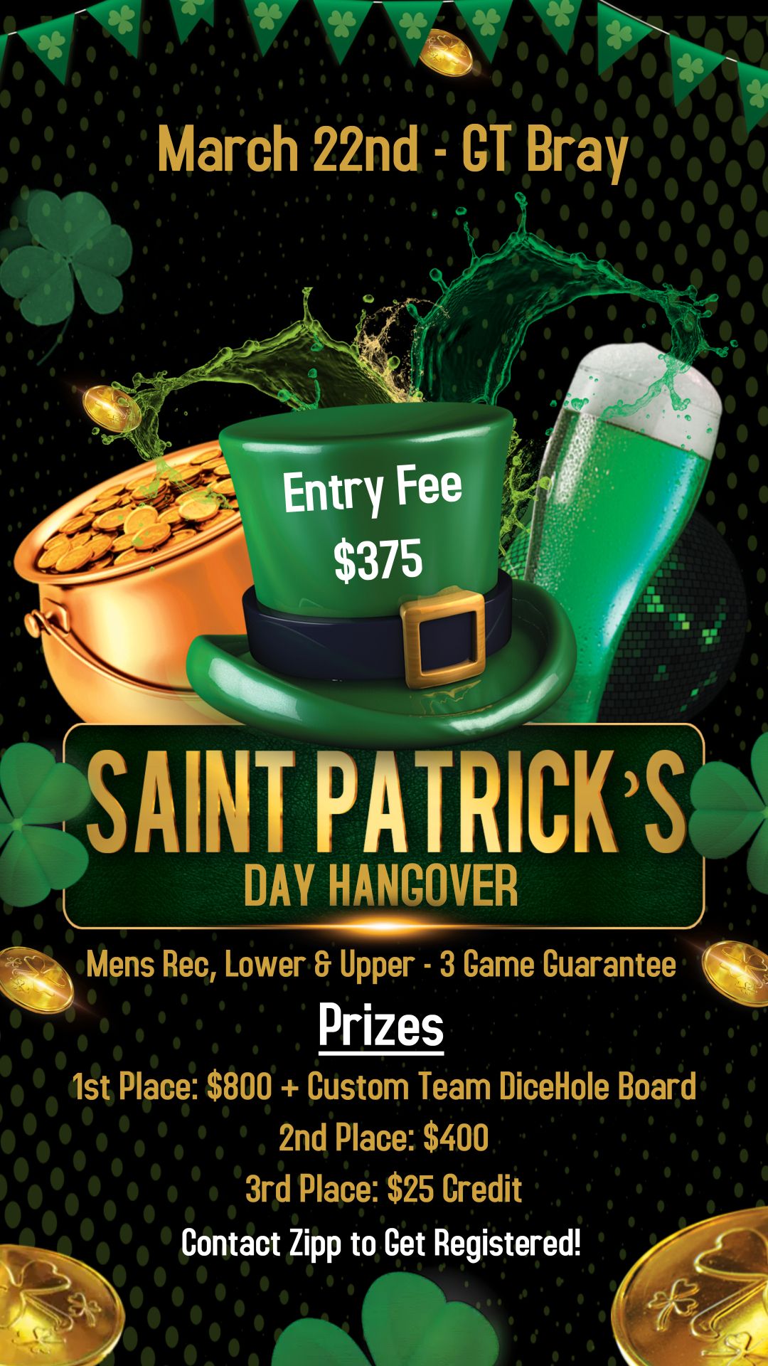 3\/22 - St. Patricks Day Hangover - GT Bray