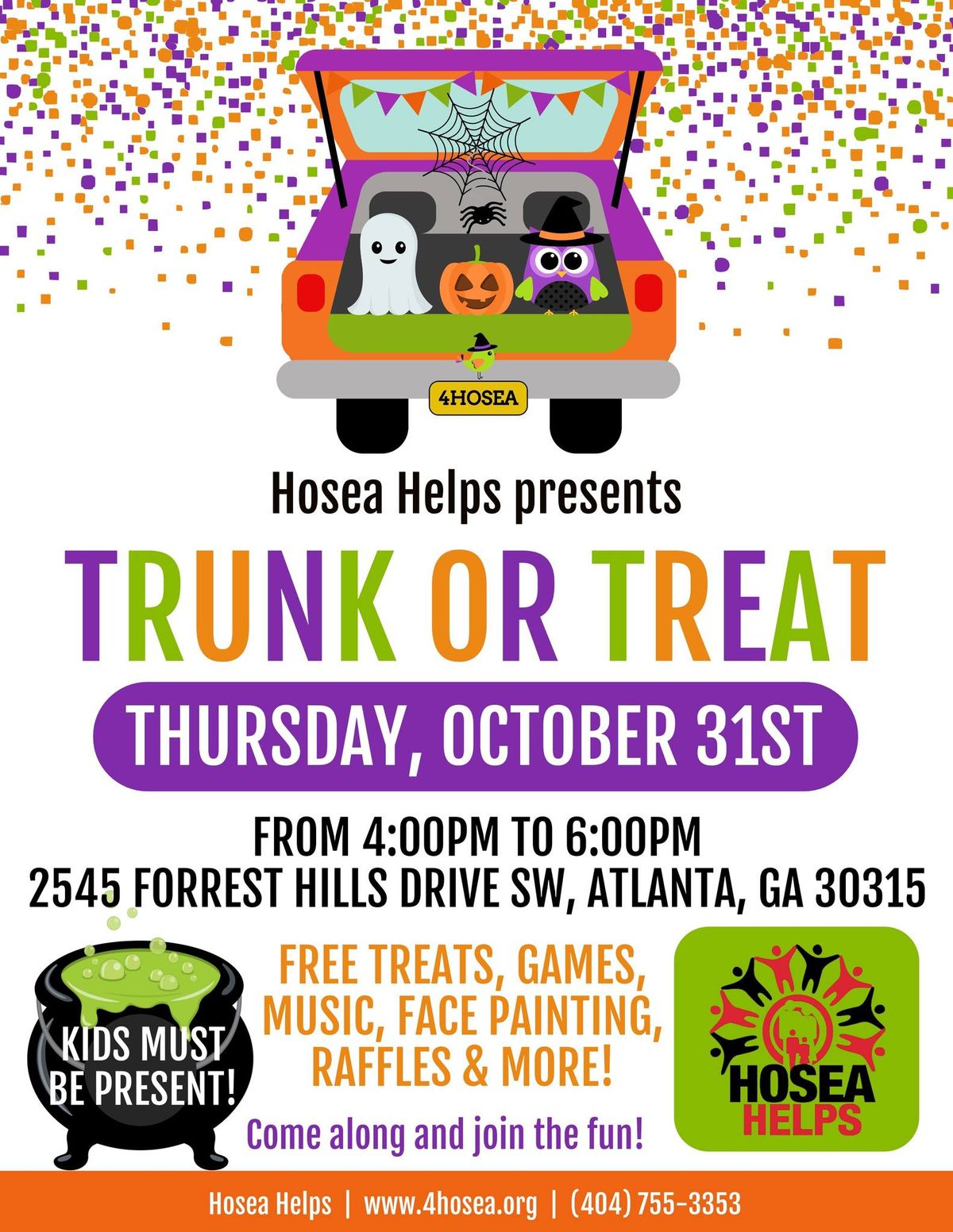 3rd Annual Trunk-or-Treat Event