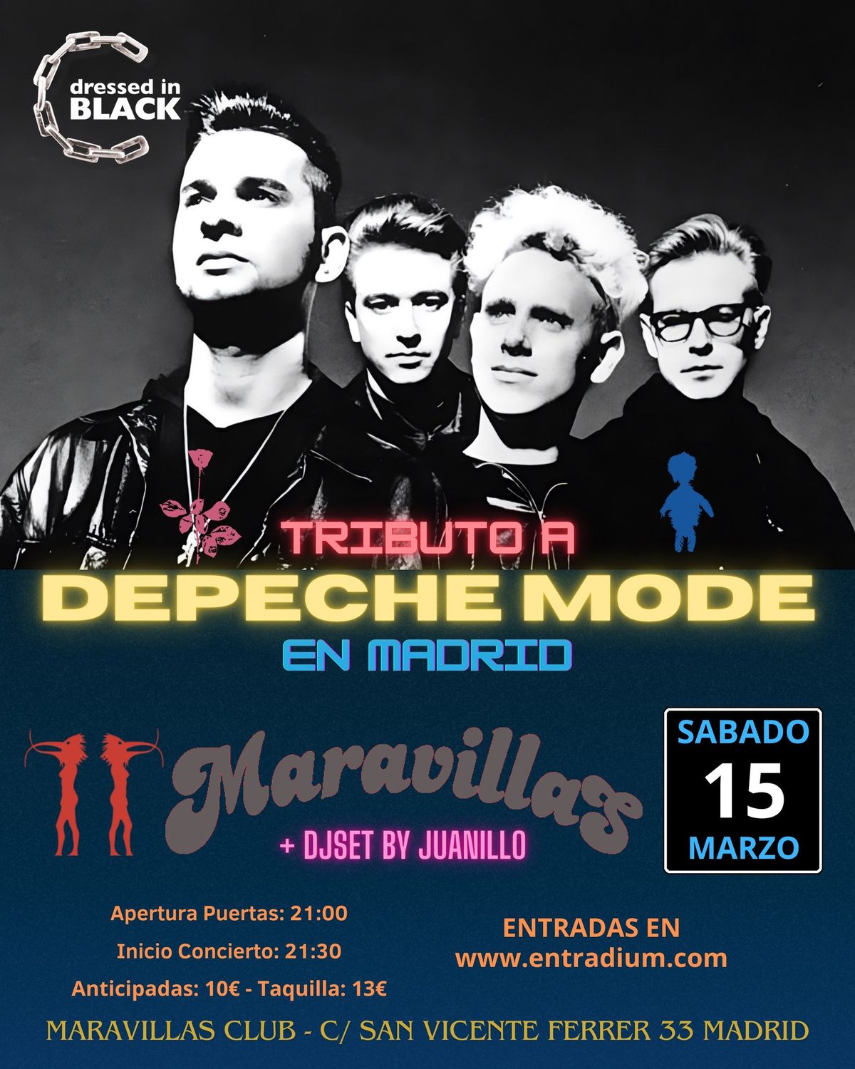 TRIBUTO A DEPECHE MODE EN MADRID - DRESSED IN BLACK