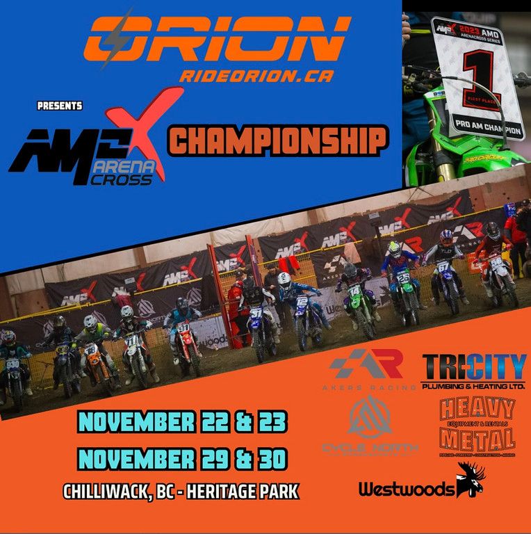 Join The McPhails at AMO Arenacross Championship Round 1 in Chilliwack BC