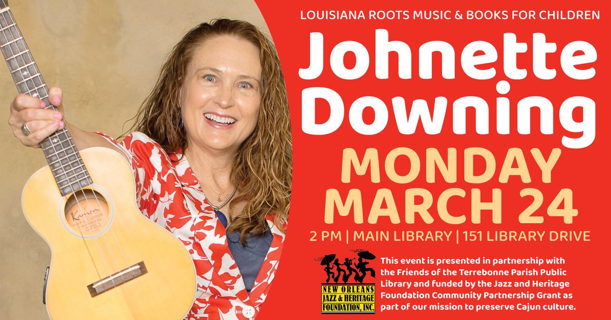 Singer\/Author Johnette Downing @ Main Library