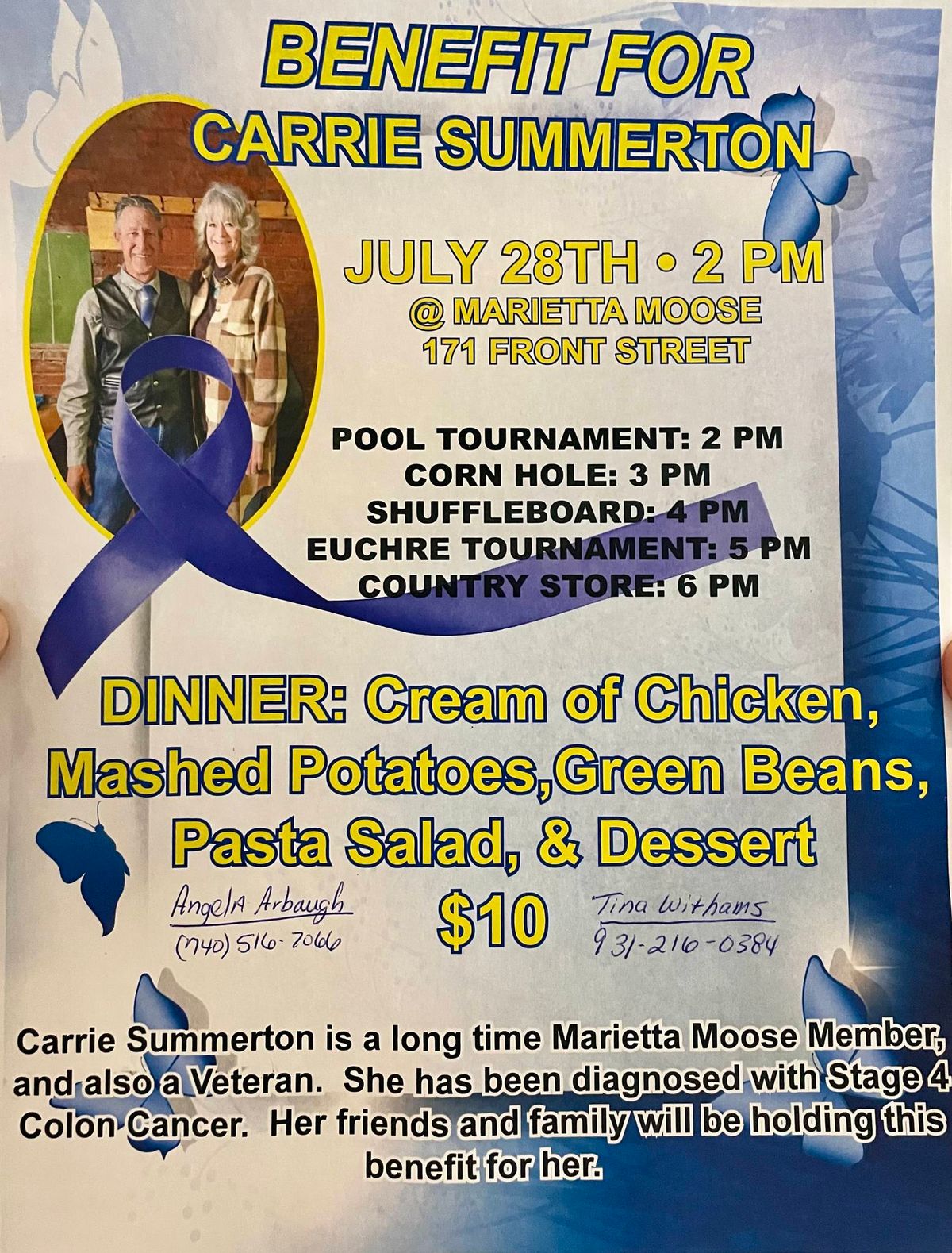 Benefit for Carrie Summerton