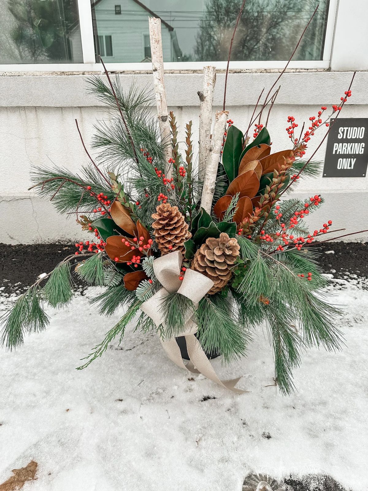 Holiday Outdoor Planter Workshop