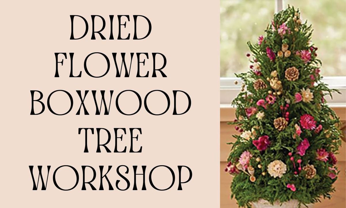 Dried Flower Boxwood Tree Workshop