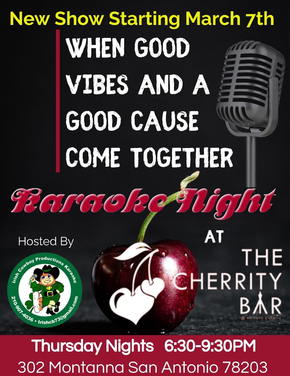 Cherrity Bar Karaoke Thursdays!