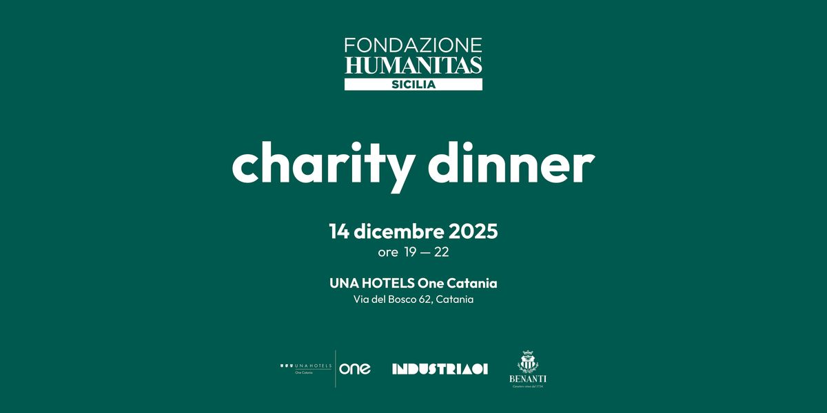 Charity Dinner a sostegno della Fondazione Humanitas Sicilia