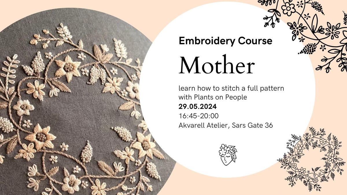 "Mother" Pattern - Embroidery Course 