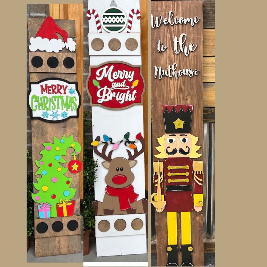 Porch sign Christmas class