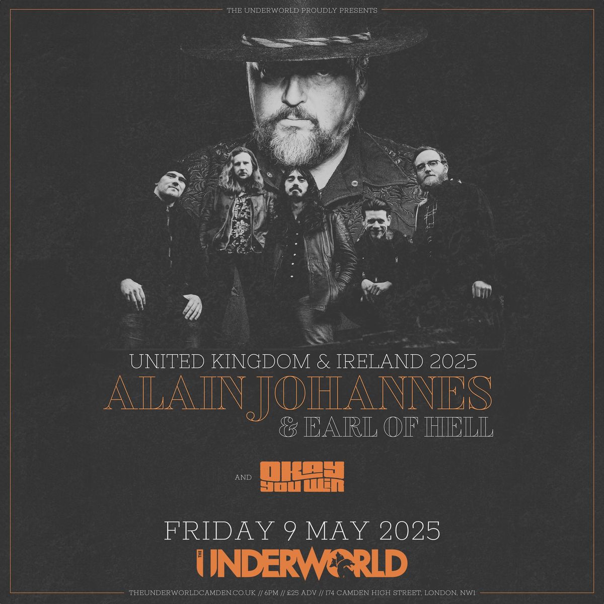 ALAIN JOHANNES at The Underworld - London