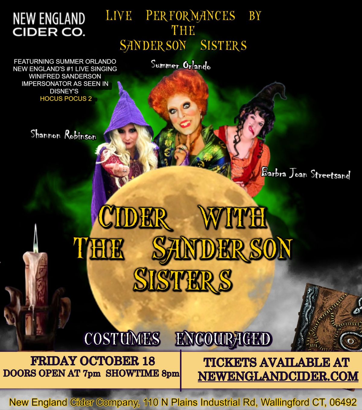 Cider with the Sanderson Sisters