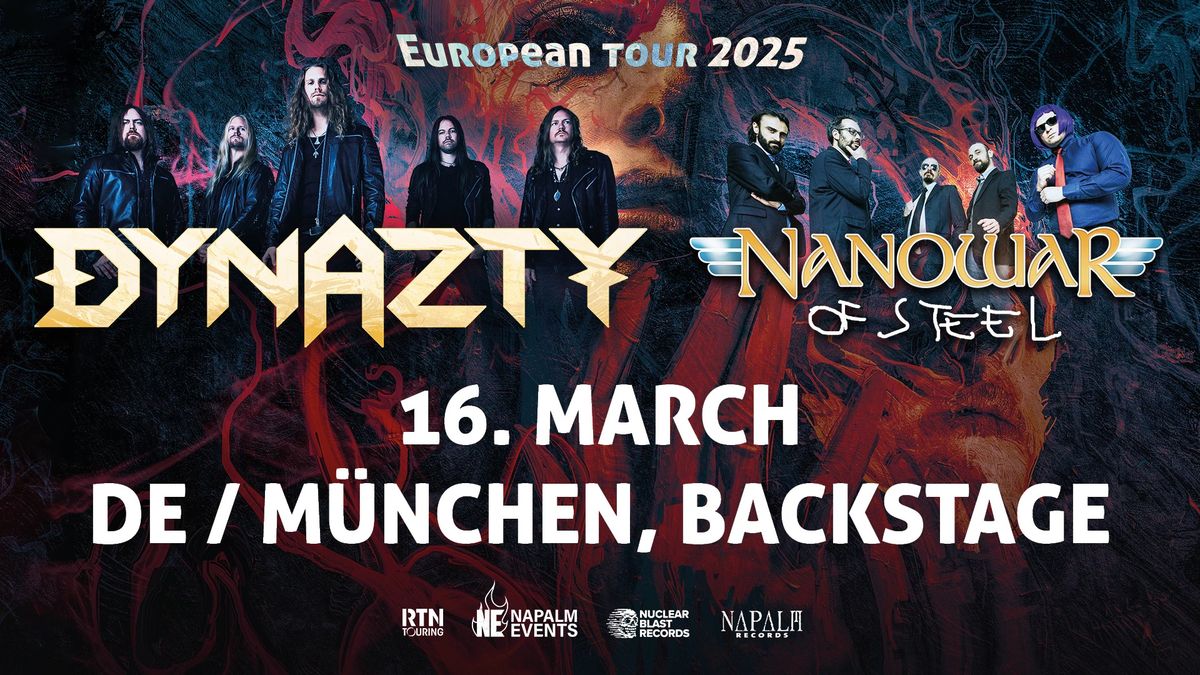 Dynazty - Nanowar of Steel + support @ M\u00fcnchen -Backstage