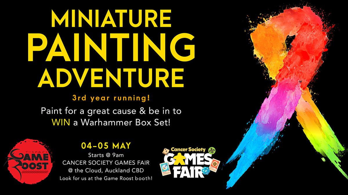 Miniature Painting Adventure @ the Cancer Society Games Fair