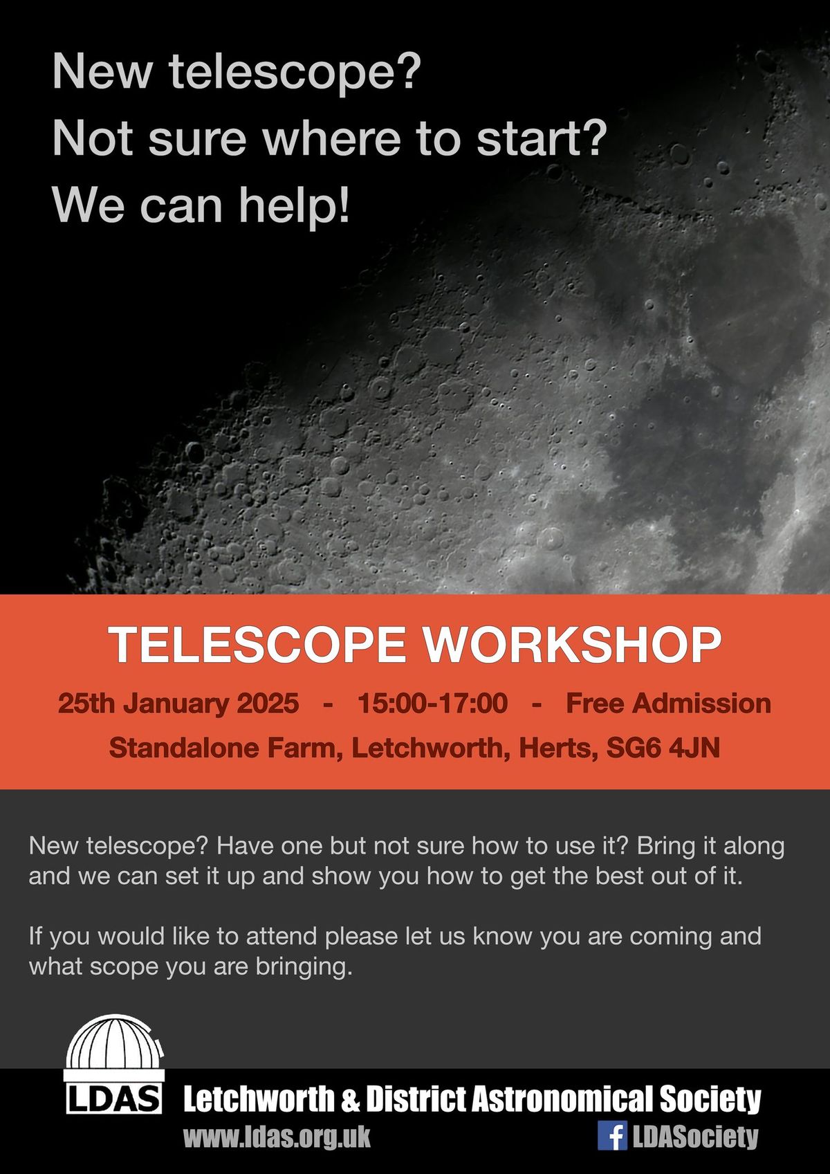 Free Telescope Workshop