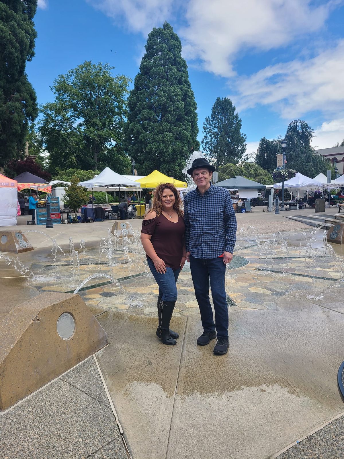 Lola and Neil Duo at Scotch Church Vineyard 