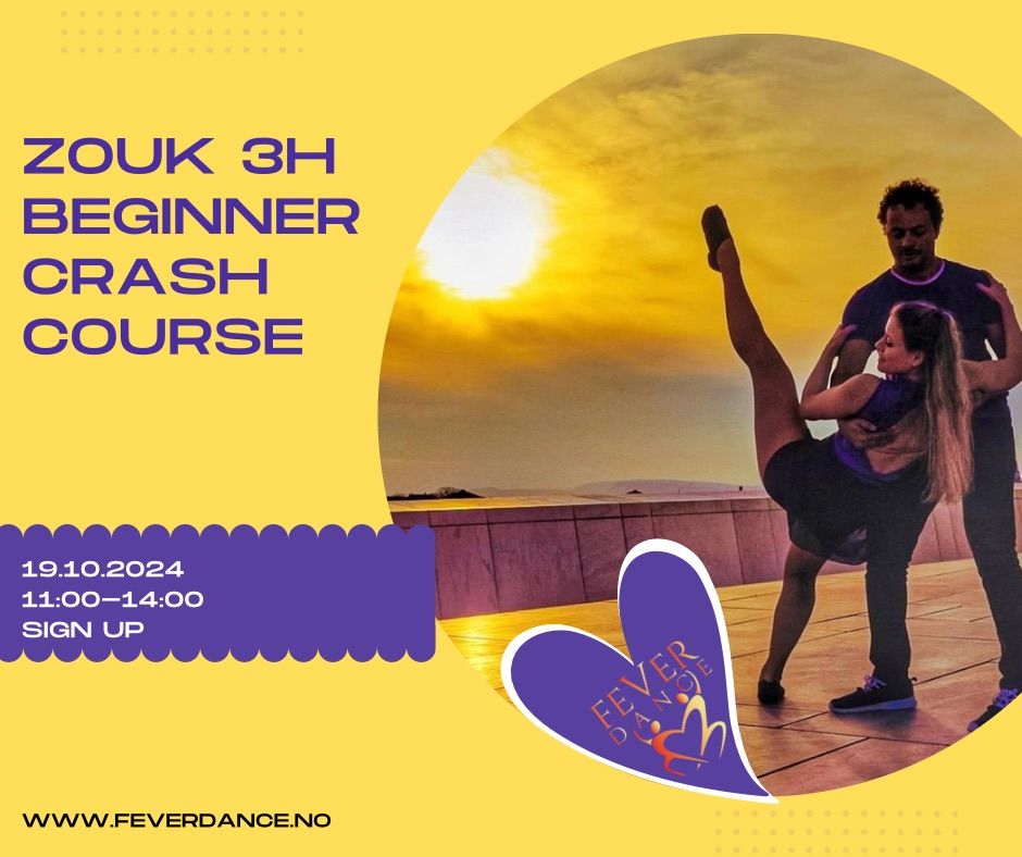 Zouk 3 h Beginner Crash course 19.10.2024